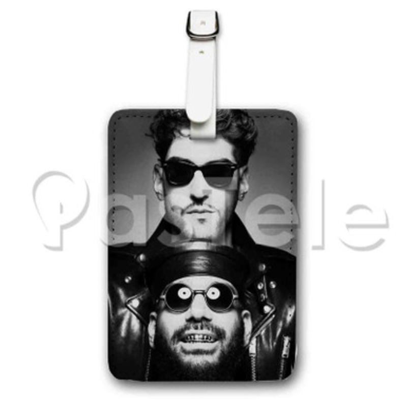 Chromeo Custom Luggage Tags PU Leather Travel Baggage Name ID Labels Tag