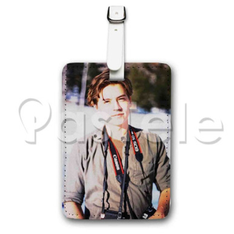 Cole Sprouse Music Custom Luggage Tags PU Leather Travel Baggage Name ID Labels Tag
