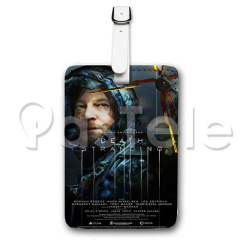 Death Stranding Custom Luggage Tags PU Leather Travel Baggage Name ID Labels Tag
