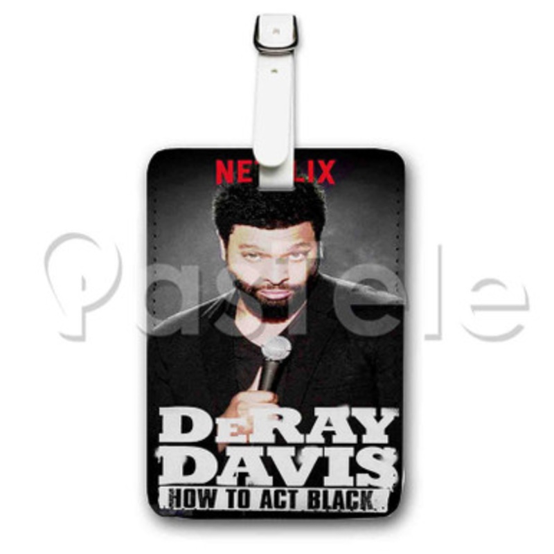 Deray Davis Custom Luggage Tags PU Leather Travel Baggage Name ID Labels Tag