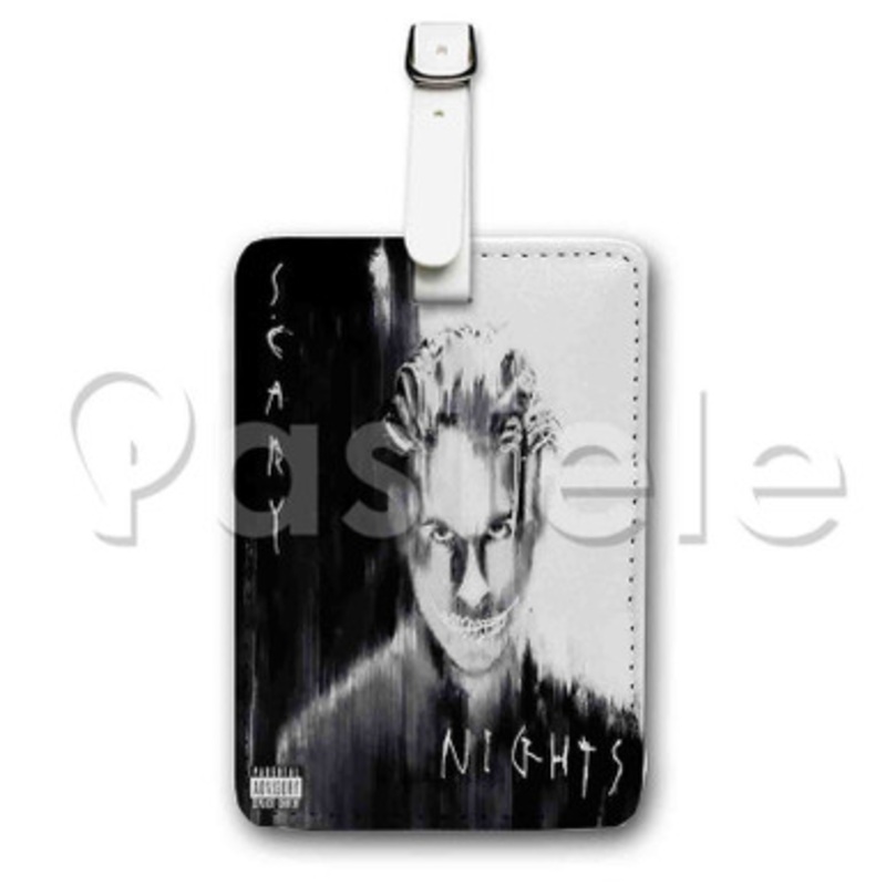 G Eazy Scary Nights Custom Luggage Tags PU Leather Travel Baggage Name ID Labels Tag