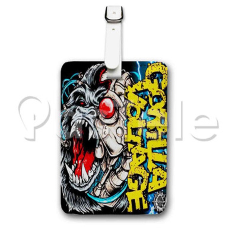 Gorilla Voltage Custom Luggage Tags PU Leather Travel Baggage Name ID Labels Tag