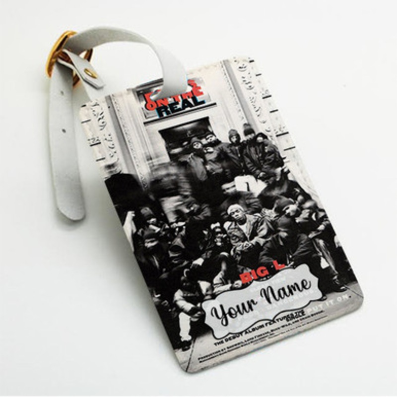 Pastele Big L Focus On The Real Custom Luggage Tags Personalized Name PU Leather Luggage Tag With Strap Awesome Baggage Hanging Suitcase Bag Tags Name ID Labels Travel Bag Accessories