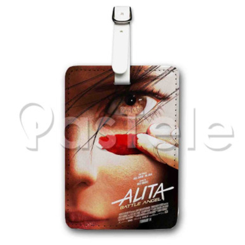 Alita Battle Angel Custom Luggage Tags PU Leather Travel Baggage Name ID Labels Tag