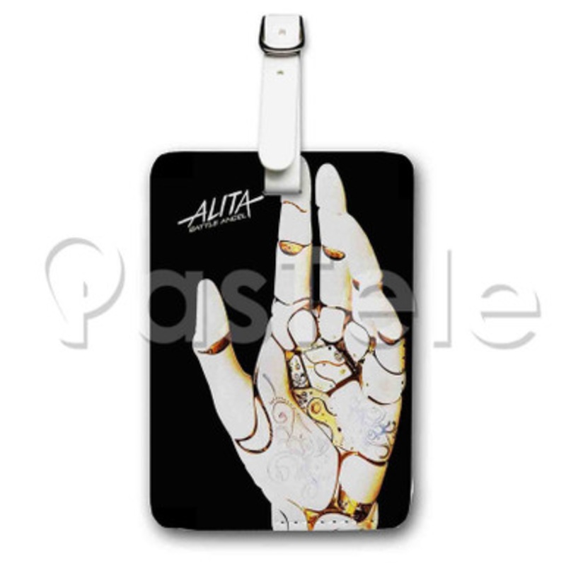 Alita Battle Angel Steelbook Custom Luggage Tags PU Leather Travel Baggage Name ID Labels Tag
