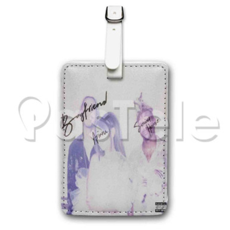 Ariana Grande Social House Boyfriend Custom Luggage Tags PU Leather Travel Baggage Name ID Labels Tag