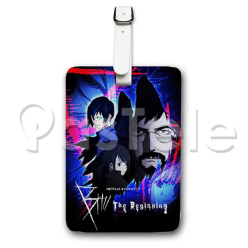 B The Beginning Custom Luggage Tags PU Leather Travel Baggage Name ID Labels Tag