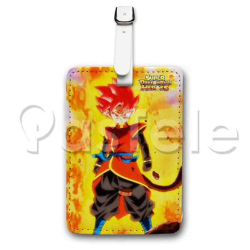 Beat Dragon Ball Heroes Custom Luggage Tags PU Leather Travel Baggage Name ID Labels Tag