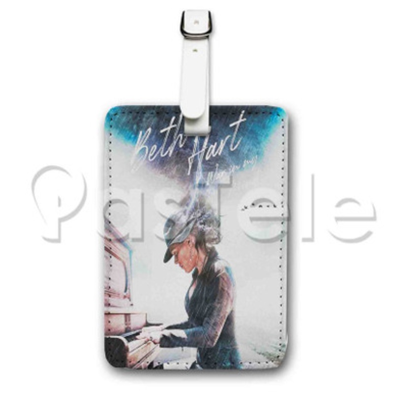 Beth Hart War in My Mind Custom Luggage Tags PU Leather Travel Baggage Name ID Labels Tag