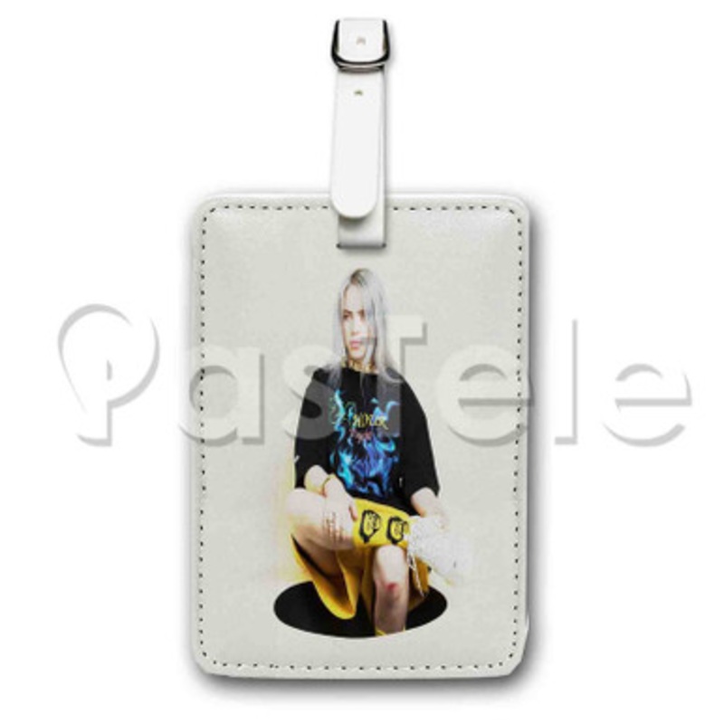Billie Eilish Custom Luggage Tags PU Leather Travel Baggage Name ID Labels Tag
