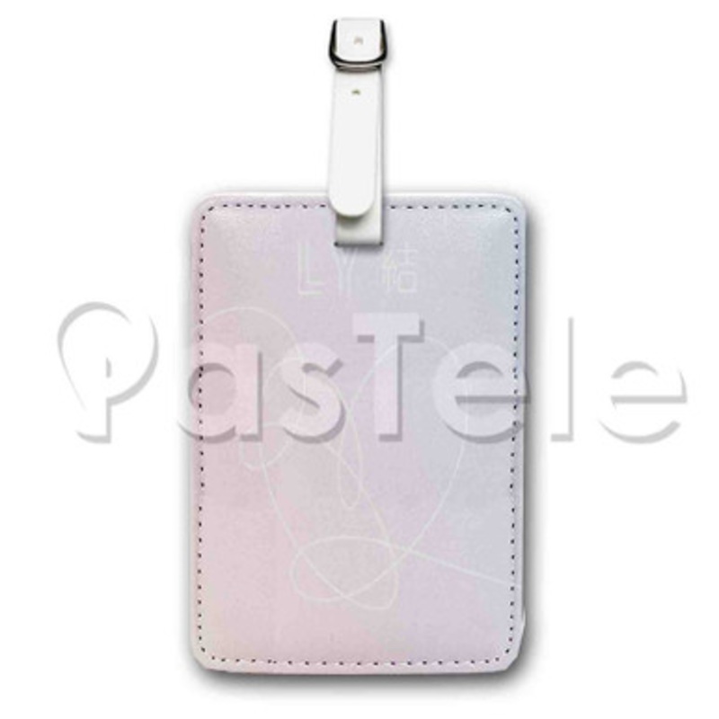 BTS LOVE YOURSELF ANSWER Custom Luggage Tags PU Leather Travel Baggage Name ID Labels Tag