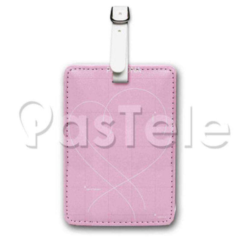 BTS Map Of The Soul PERSONA Custom Luggage Tags PU Leather Travel Baggage Name ID Labels Tag