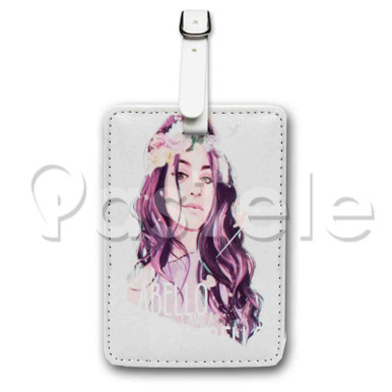 Camila Cabello Music Custom Luggage Tags PU Leather Travel Baggage Name ID Labels Tag