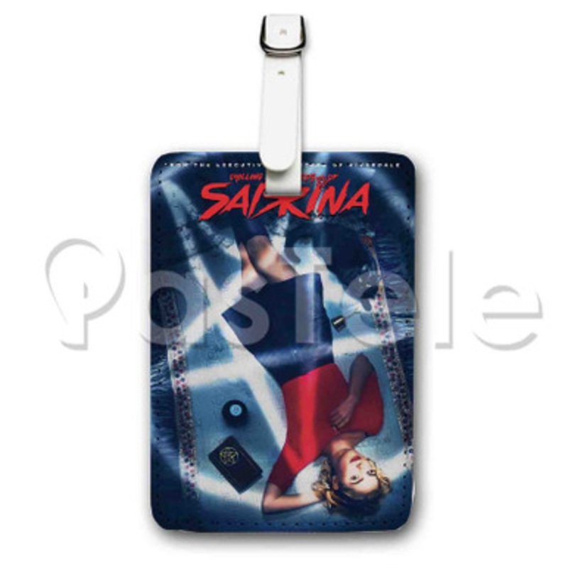 Chilling Adventures of Sabrina Custom Luggage Tags PU Leather Travel Baggage Name ID Labels Tag