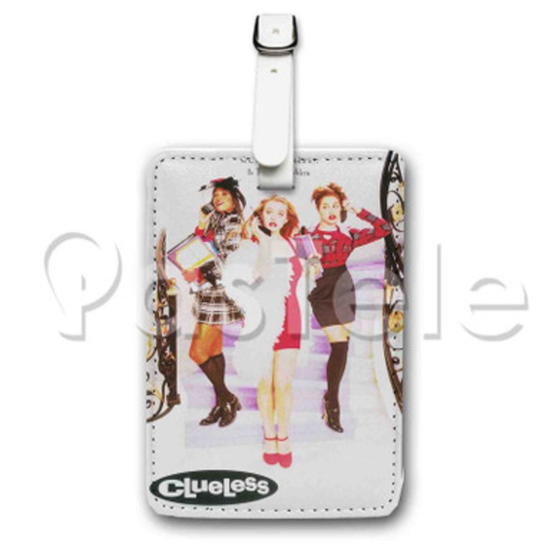 Clueless Custom Luggage Tags PU Leather Travel Baggage Name ID Labels Tag