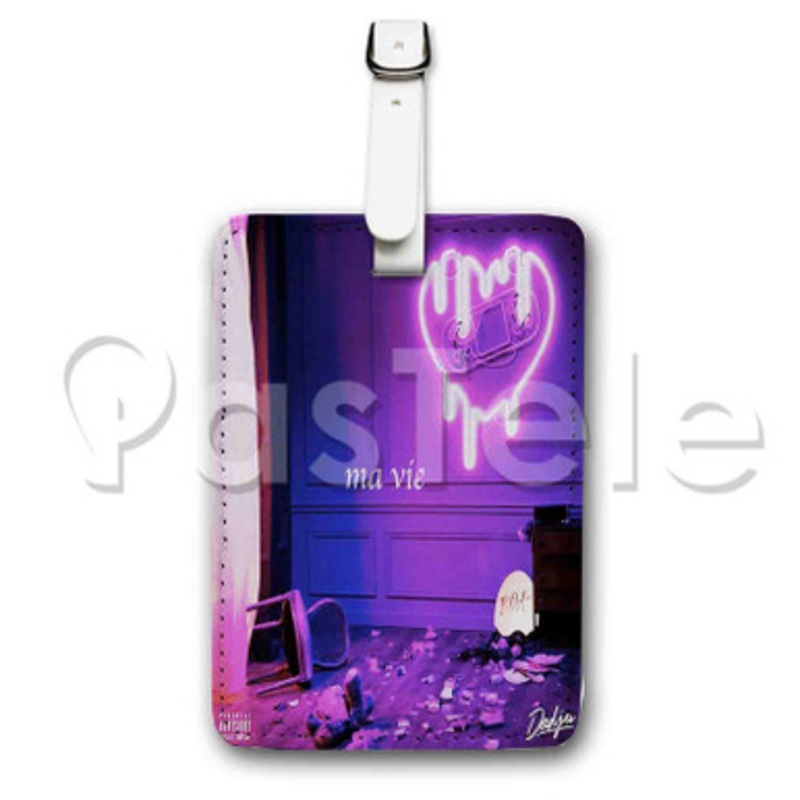 Dadju Ma vie Custom Luggage Tags PU Leather Travel Baggage Name ID Labels Tag