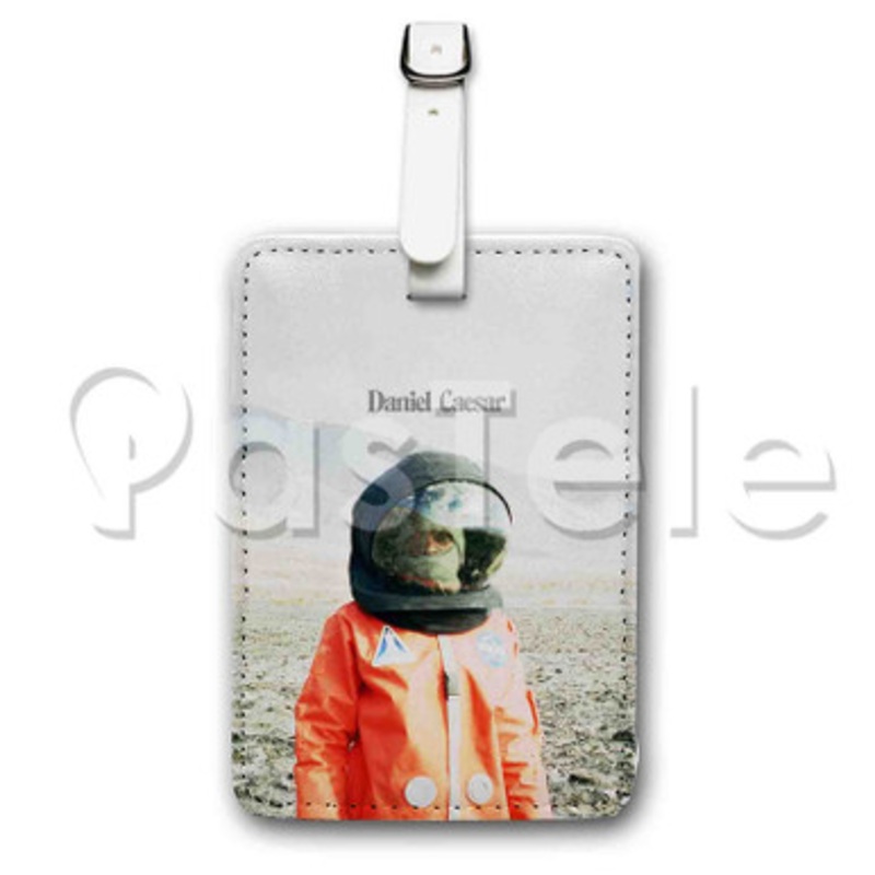 Daniel Caesar Music Custom Luggage Tags PU Leather Travel Baggage Name ID Labels Tag