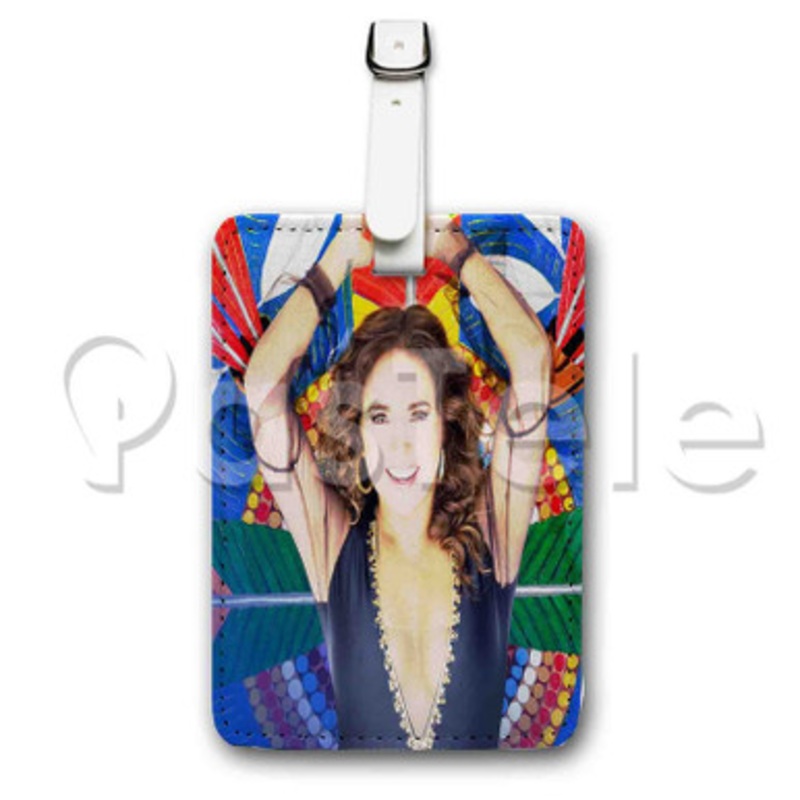 Daniela Mercury Custom Luggage Tags PU Leather Travel Baggage Name ID Labels Tag
