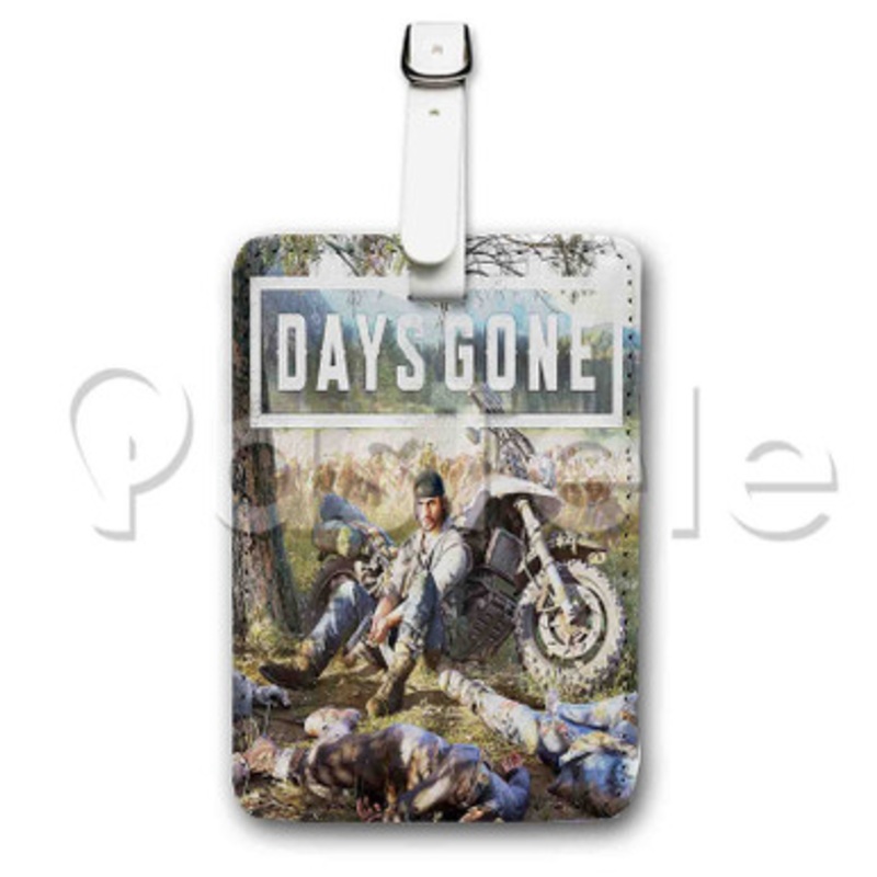 Days Gone Custom Luggage Tags PU Leather Travel Baggage Name ID Labels Tag