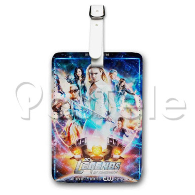 Dc s Legends Of Tomorrow Custom Luggage Tags PU Leather Travel Baggage Name ID Labels Tag