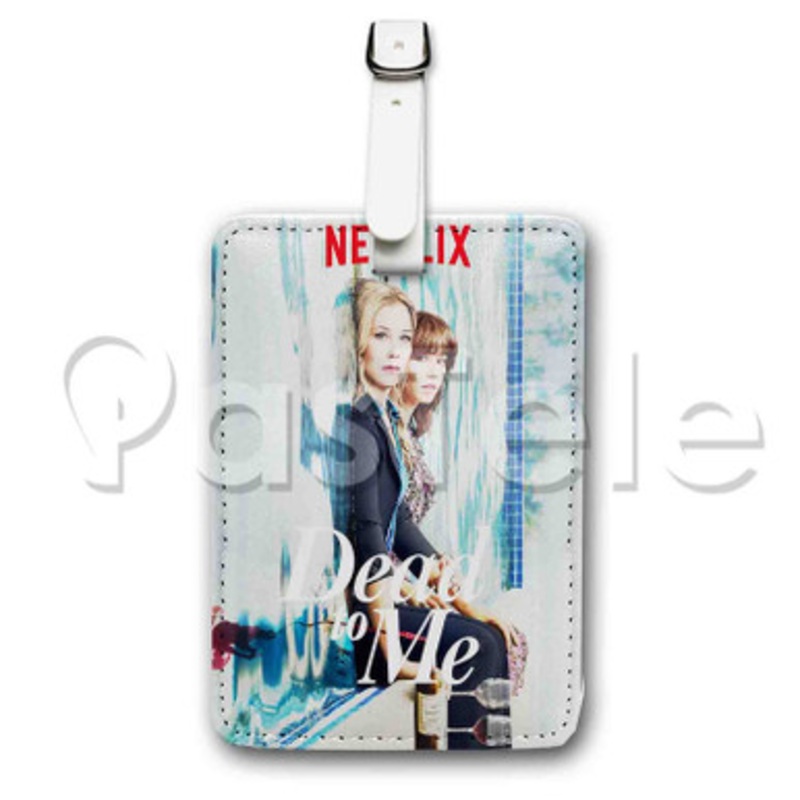 Dead to Me Custom Luggage Tags PU Leather Travel Baggage Name ID Labels Tag