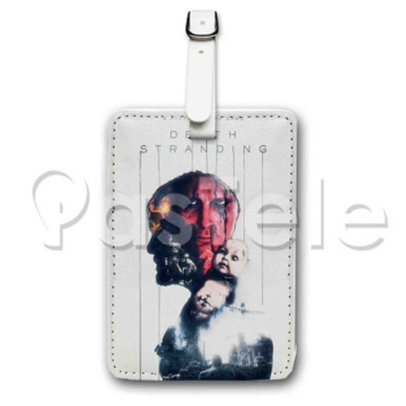 Death Stranding 2 Custom Luggage Tags PU Leather Travel Baggage Name ID Labels Tag