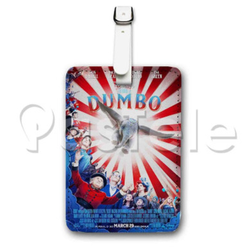 Disney Dumbo Live Action Custom Luggage Tags PU Leather Travel Baggage Name ID Labels Tag