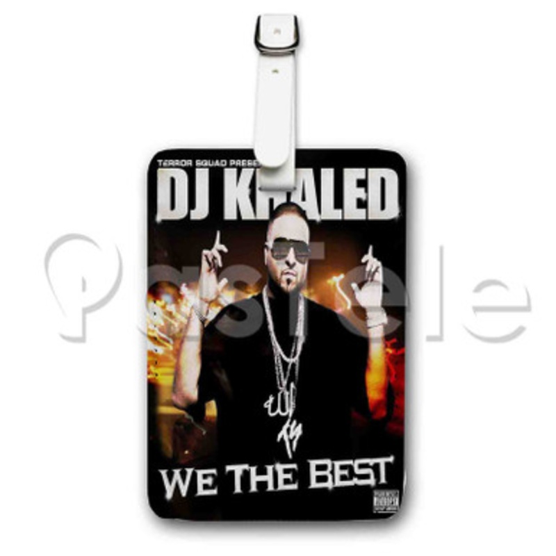 DJ Khaled We The Best Custom Luggage Tags PU Leather Travel Baggage Name ID Labels Tag