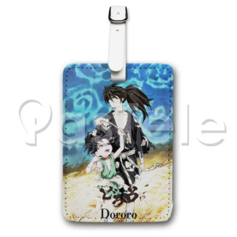 Dororo Custom Luggage Tags PU Leather Travel Baggage Name ID Labels Tag