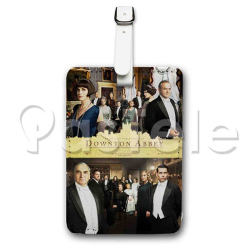 Downton Abbey Custom Luggage Tags PU Leather Travel Baggage Name ID Labels Tag