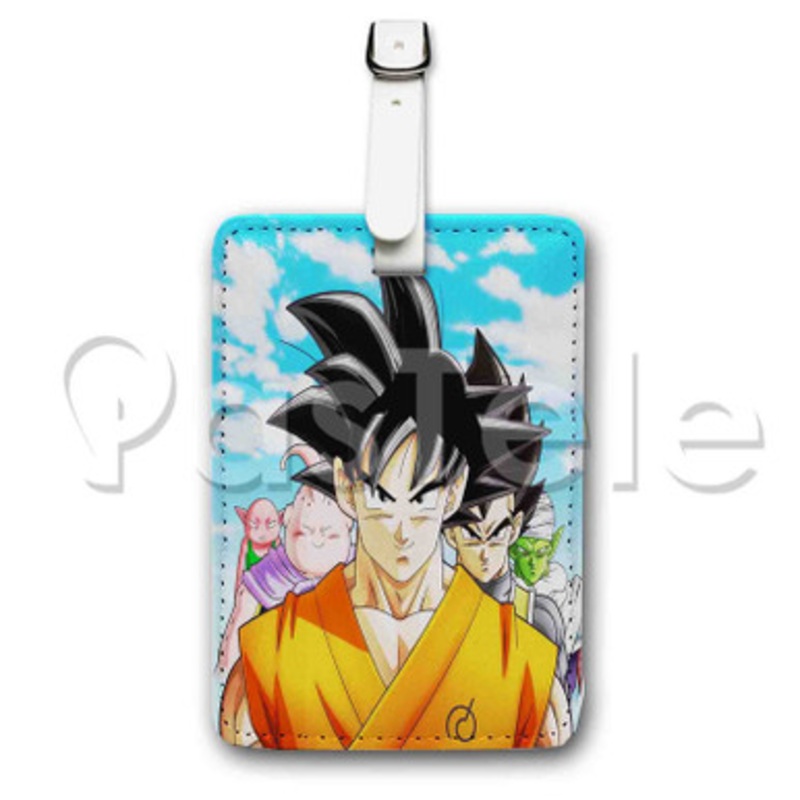 Dragon Ball Super Custom Luggage Tags PU Leather Travel Baggage Name ID Labels Tag