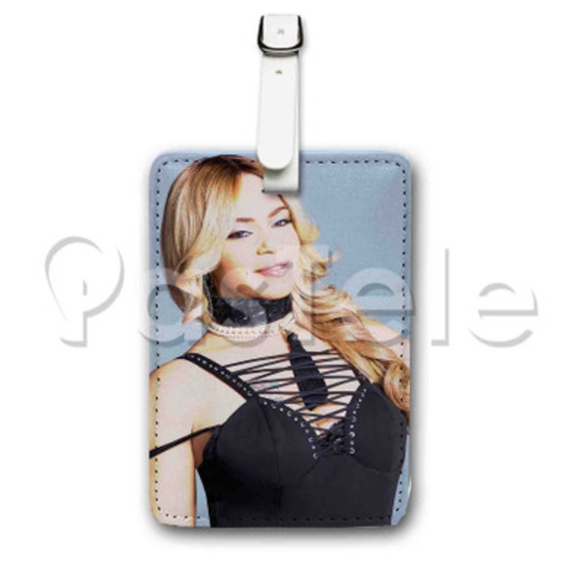 Faith Evans Custom Luggage Tags PU Leather Travel Baggage Name ID Labels Tag