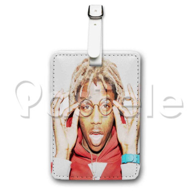 Famous Dex Music Custom Luggage Tags PU Leather Travel Baggage Name ID Labels Tag
