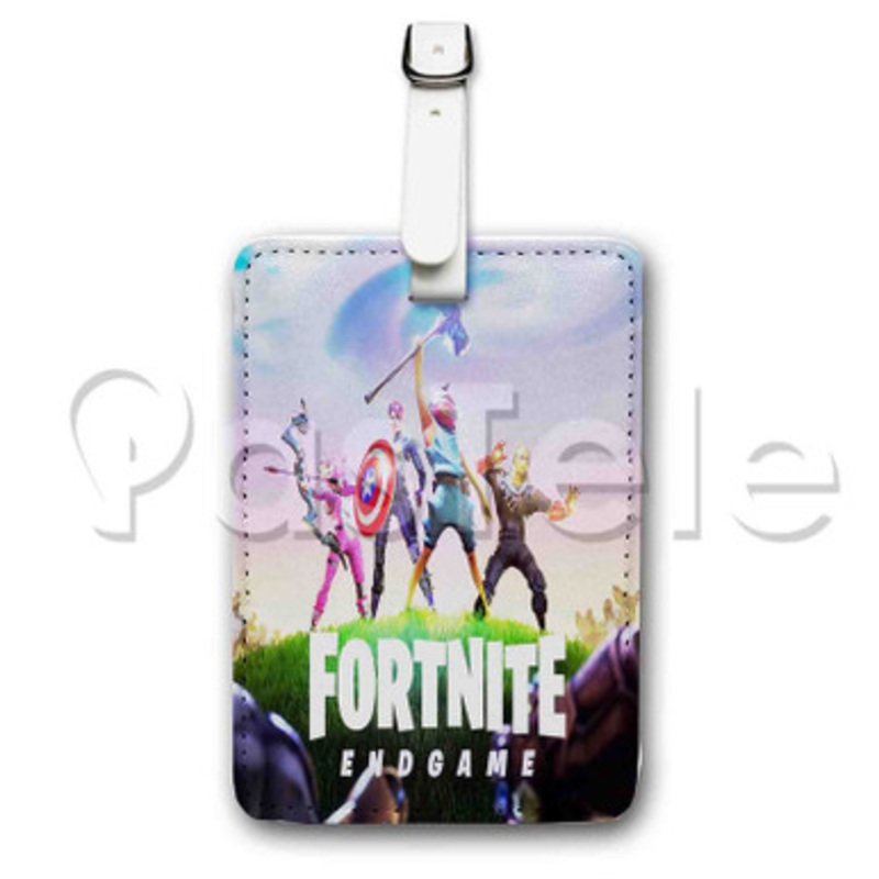 fortnite avengers endgame Custom Luggage Tags PU Leather Travel Baggage Name ID Labels Tag