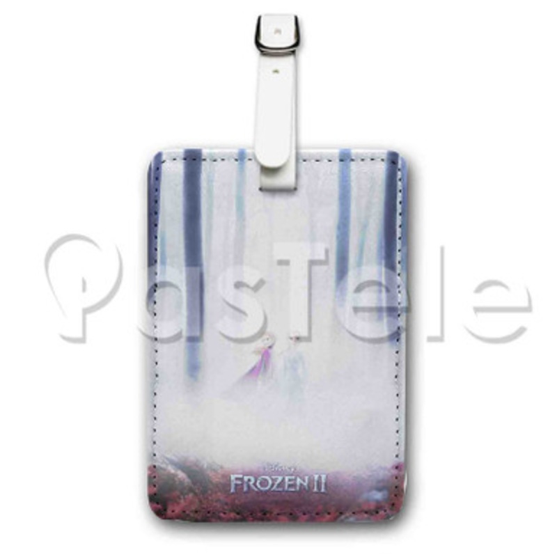Frozen 2 Custom Luggage Tags PU Leather Travel Baggage Name ID Labels Tag