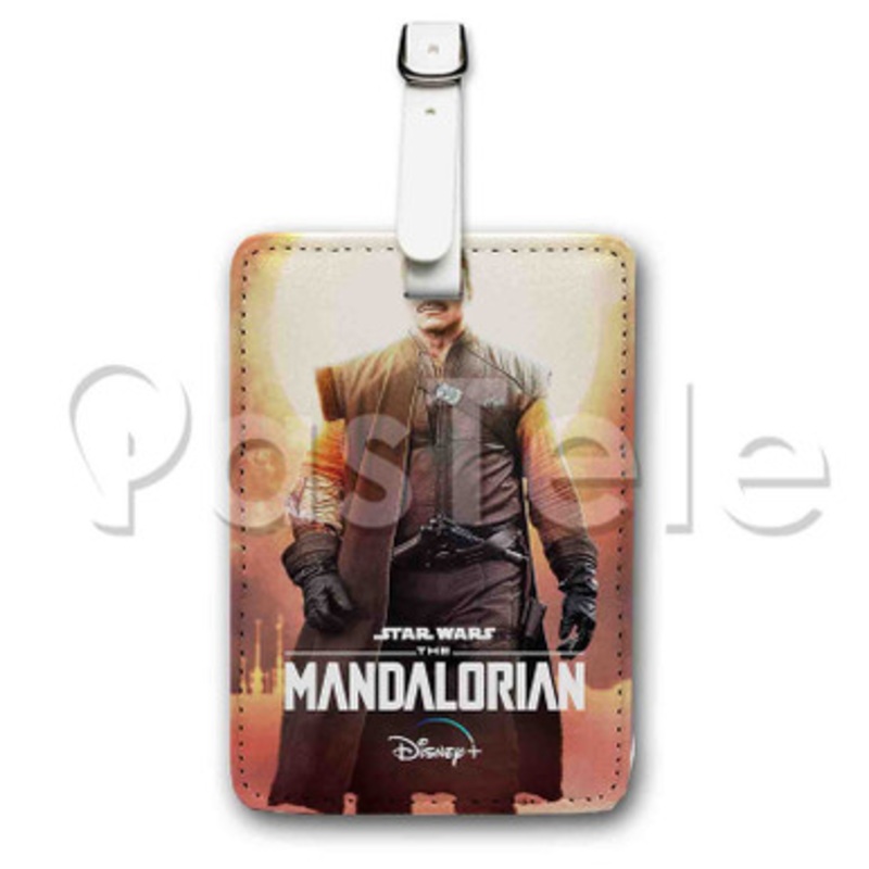Greef Karga Star Wars The Mandalorian Custom Luggage Tags PU Leather Travel Baggage Name ID Labels Tag