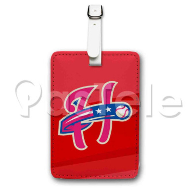 Harrisburg Senators Custom Luggage Tags PU Leather Travel Baggage Name ID Labels Tag