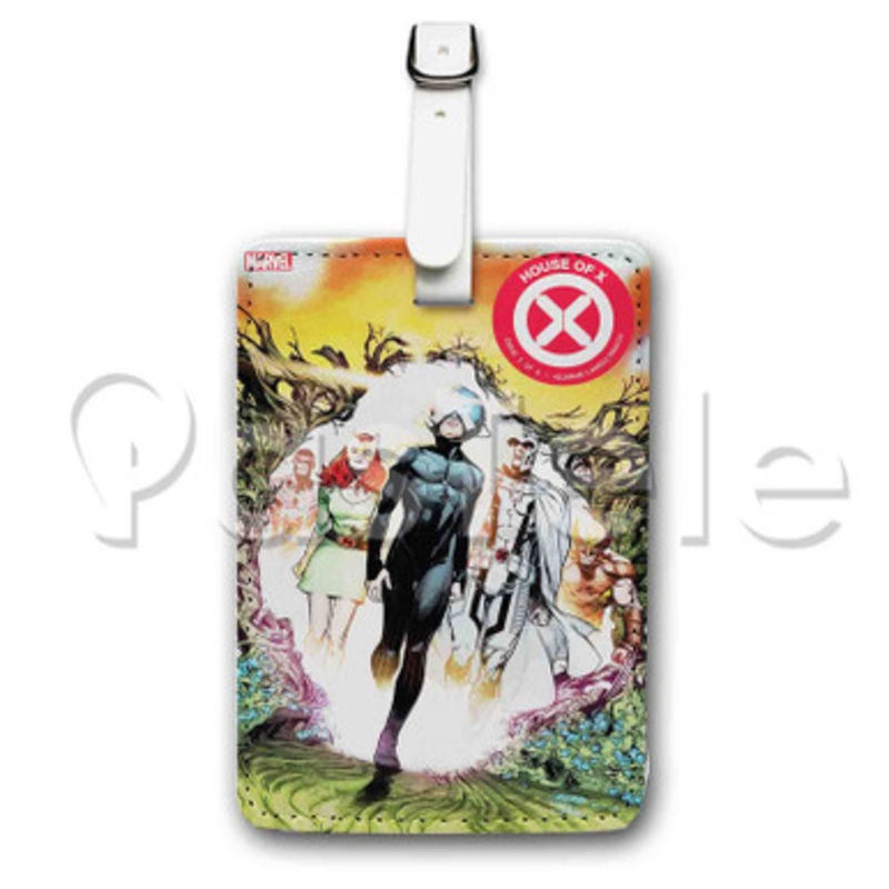 House of X Custom Luggage Tags PU Leather Travel Baggage Name ID Labels Tag