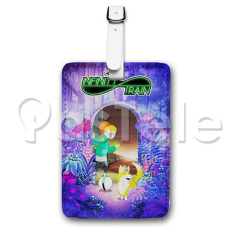 Infinity Train Custom Luggage Tags PU Leather Travel Baggage Name ID Labels Tag