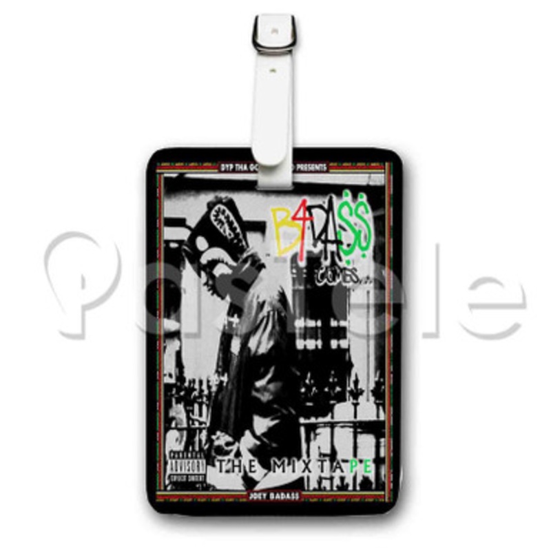 Joey Badass Custom Luggage Tags PU Leather Travel Baggage Name ID Labels Tag