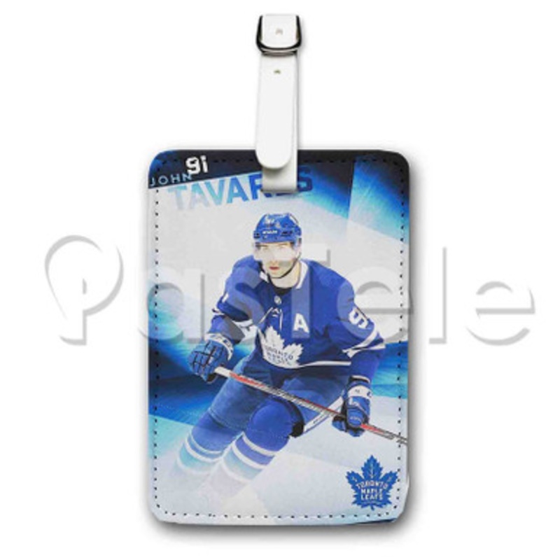 John Tavares Toronto Maple Leafs NHL Custom Luggage Tags PU Leather Travel Baggage Name ID Labels Tag