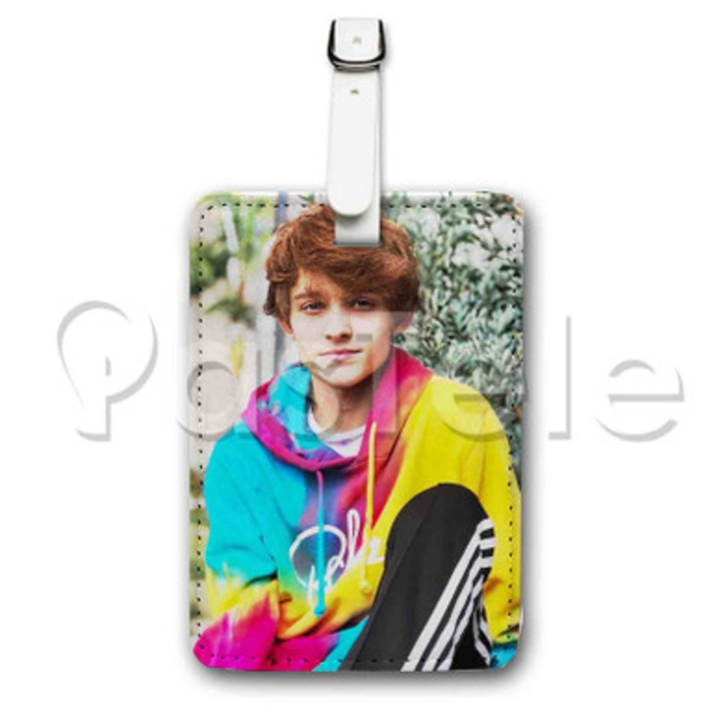 Justin Blake Custom Luggage Tags PU Leather Travel Baggage Name ID Labels Tag