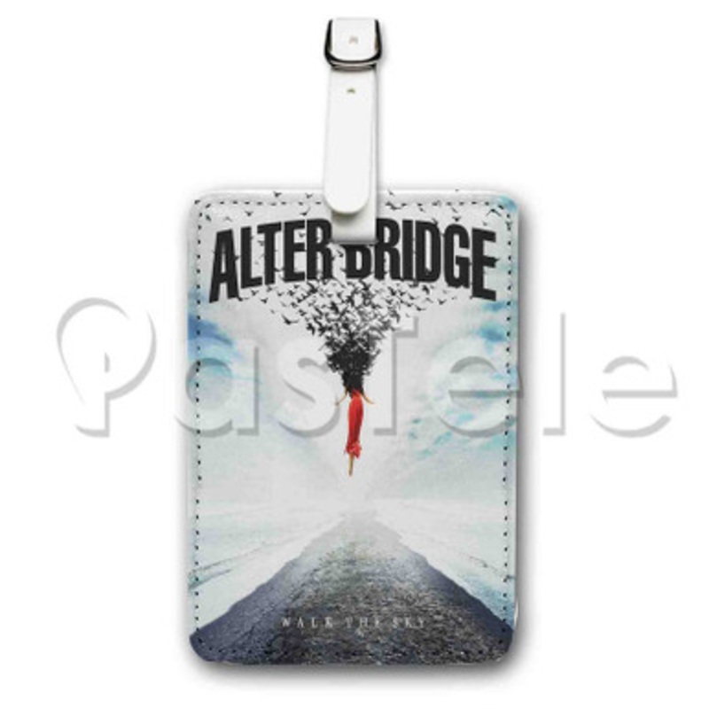 Alter Bridge Walk The Sky Custom Luggage Tags PU Leather Travel Baggage Name ID Labels Tag