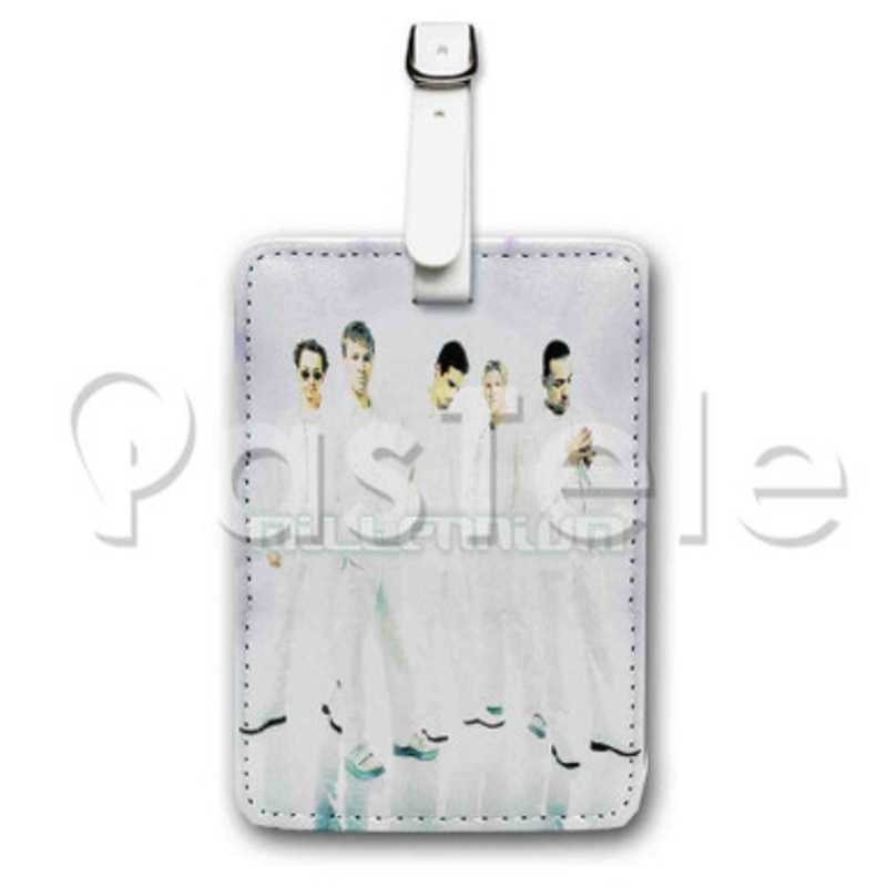 Backstreet Boys Millennium Custom Luggage Tags PU Leather Travel Baggage Name ID Labels Tag