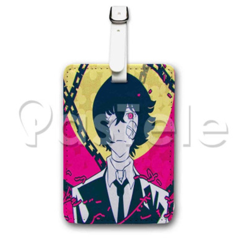 Bungou Stray Dogs Season 3 Custom Luggage Tags PU Leather Travel Baggage Name ID Labels Tag