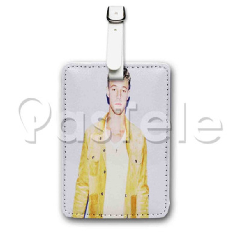 Cameron Dallas Music Custom Luggage Tags PU Leather Travel Baggage Name ID Labels Tag