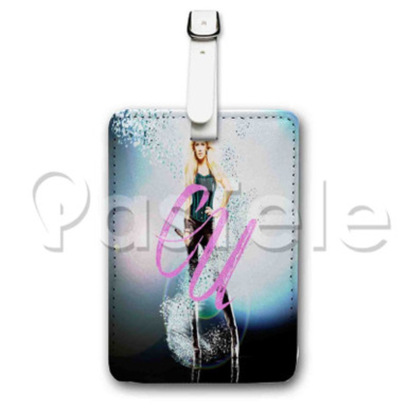 carrie underwood Custom Luggage Tags PU Leather Travel Baggage Name ID Labels Tag