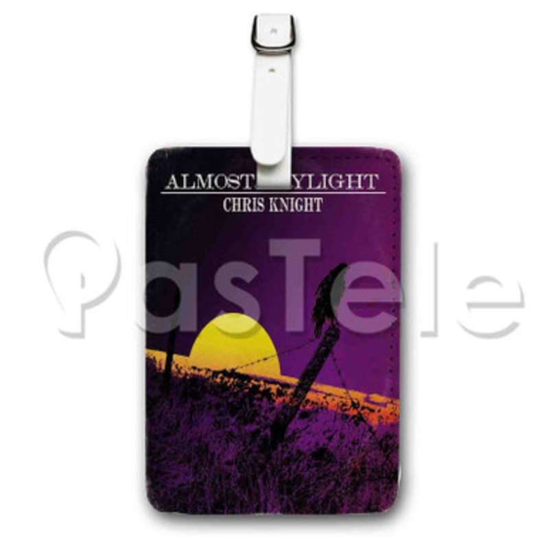 Chris Knight Almost Daylight Custom Luggage Tags PU Leather Travel Baggage Name ID Labels Tag
