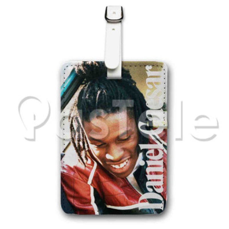 Daniel Caesar 2 Custom Luggage Tags PU Leather Travel Baggage Name ID Labels Tag