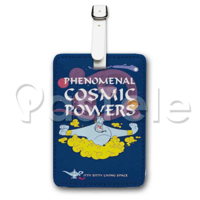 Disney Aladdin Custom Luggage Tags PU Leather Travel Baggage Name ID Labels Tag